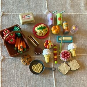 American Girl Collection of Food Items